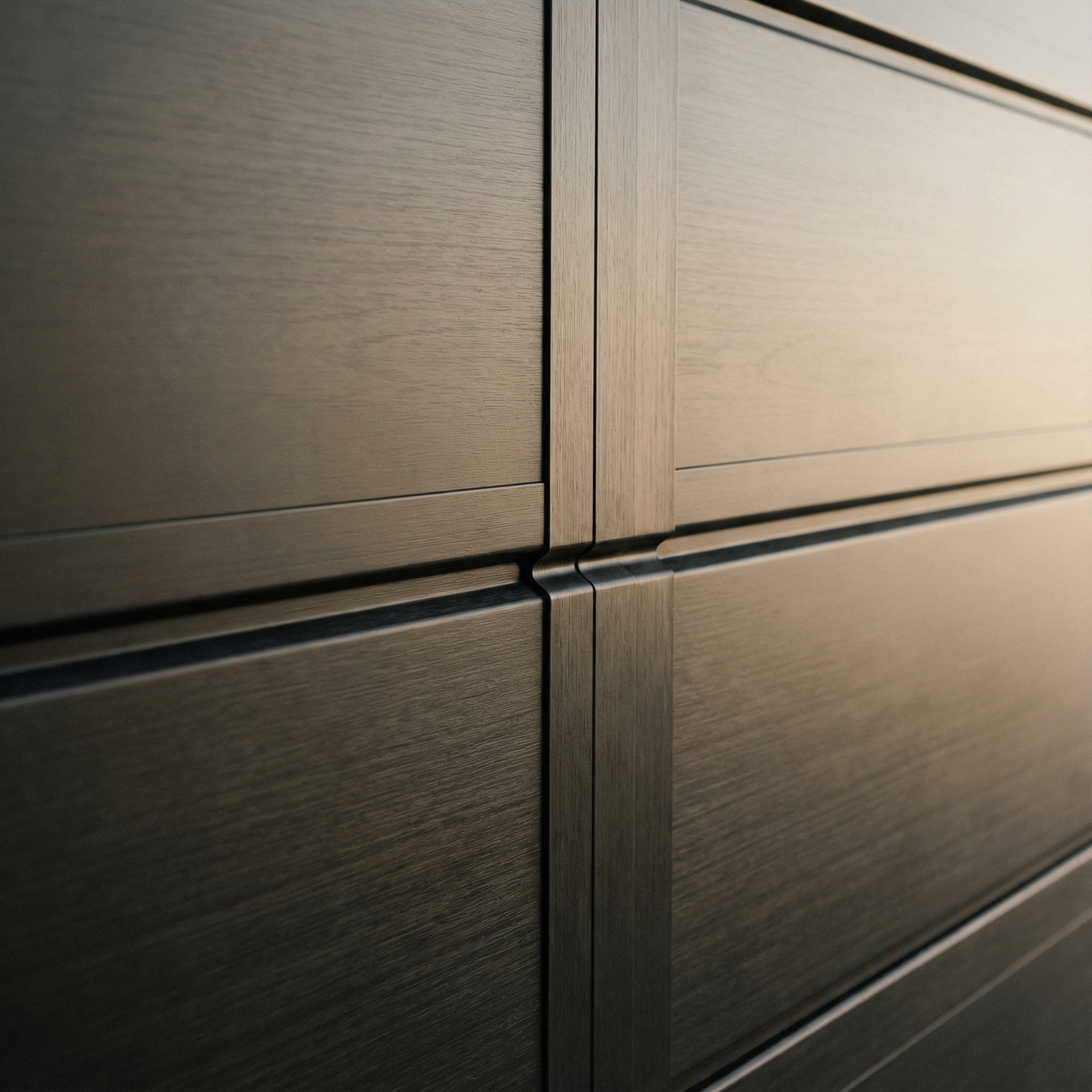 Premium garage door quality detail